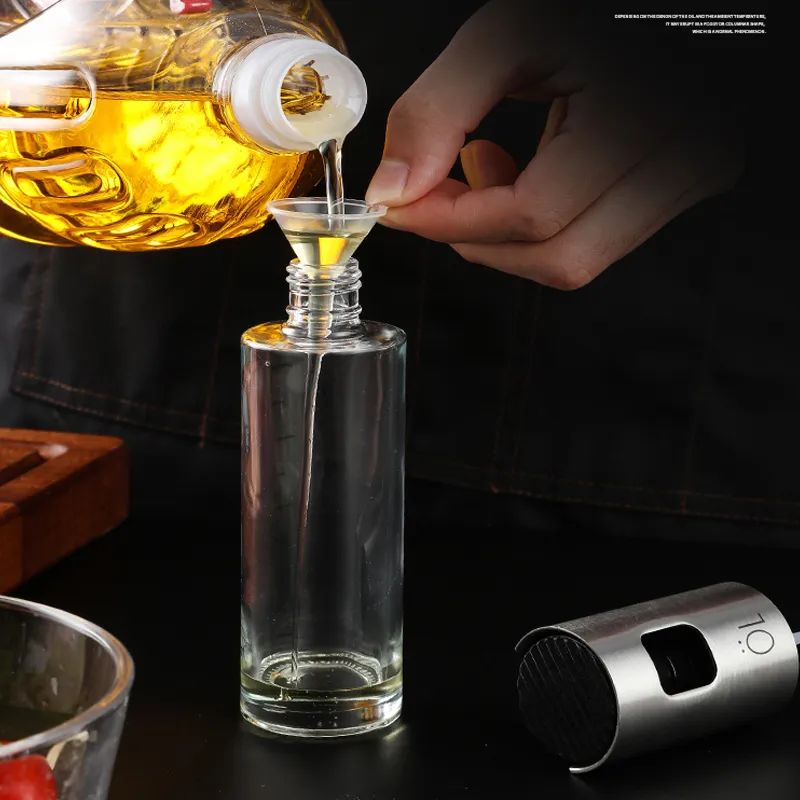 Push-Type Olive Oil Spray Bottle – Leak-Proof Pump Dispenser for Cooking, BBQ, and Grilling