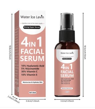 Water Ice Levin 4-in-1 Glow Serum – Hydrating, Brightening & Anti-Aging